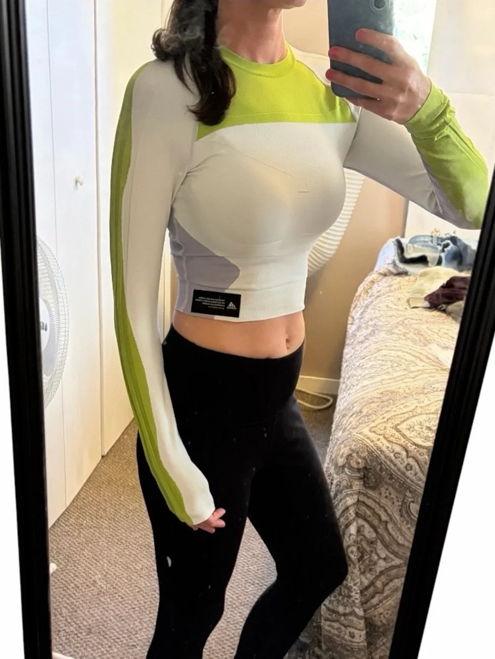 Adidas PrimeKnit PK Fine Women’s Top Fitted Long Sleeve Small
